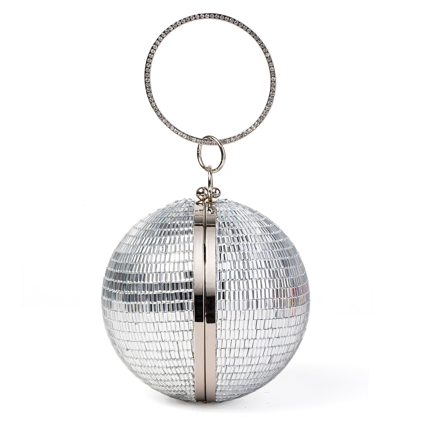 Women Disco Crossbody Bag Shiny Wedding Evening Clutch Rhinestone Purses