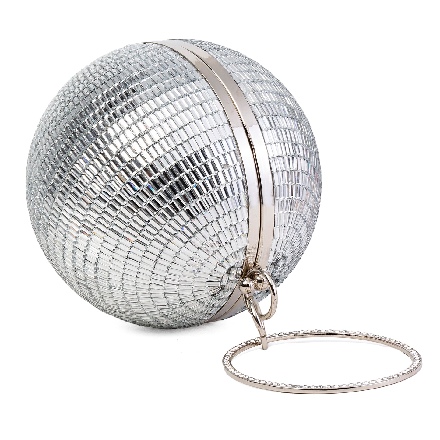 Women Disco Crossbody Bag Shiny Wedding Evening Clutch Rhinestone Purses