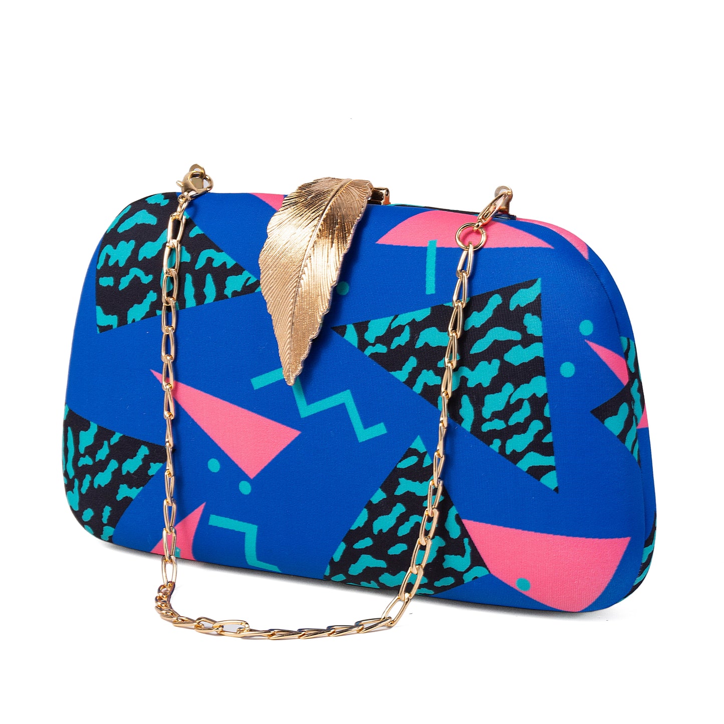 Memphis Style Evening Clutch Purse Novelty Purse for Women