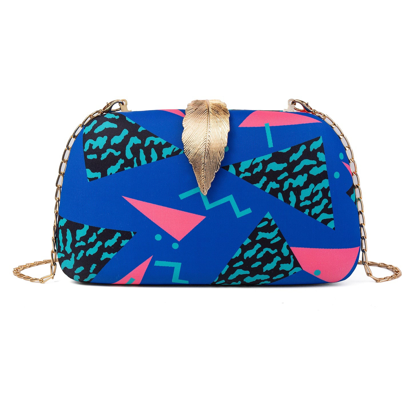 Memphis Style Evening Clutch Purse Novelty Purse for Women