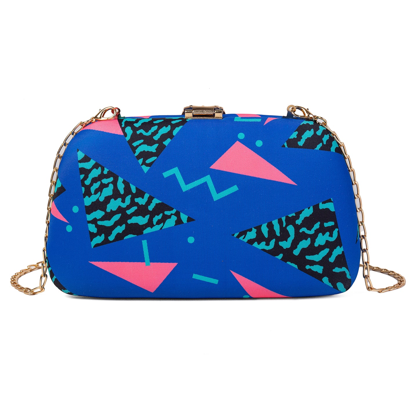 Memphis Style Evening Clutch Purse Novelty Purse for Women