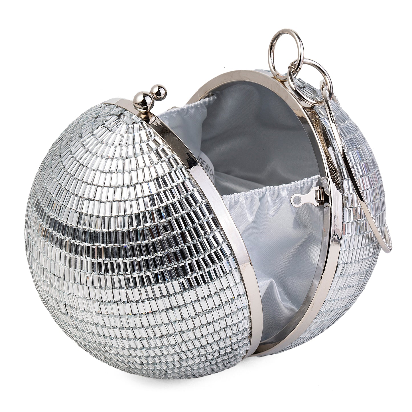 Women Disco Crossbody Bag Shiny Wedding Evening Clutch Rhinestone Purses