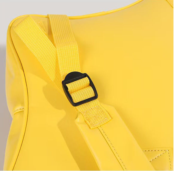 Kawaii Ita Bag Pin Display Backpack with Insert PU Leather Yellow Star Y2k Shoulder Bag Waterproof Bookbags (Yellow Star Pack)