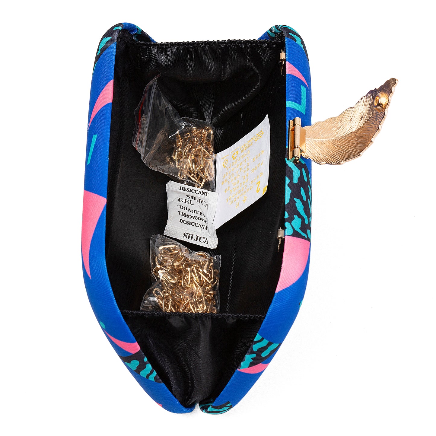 Memphis Style Evening Clutch Purse Novelty Purse for Women