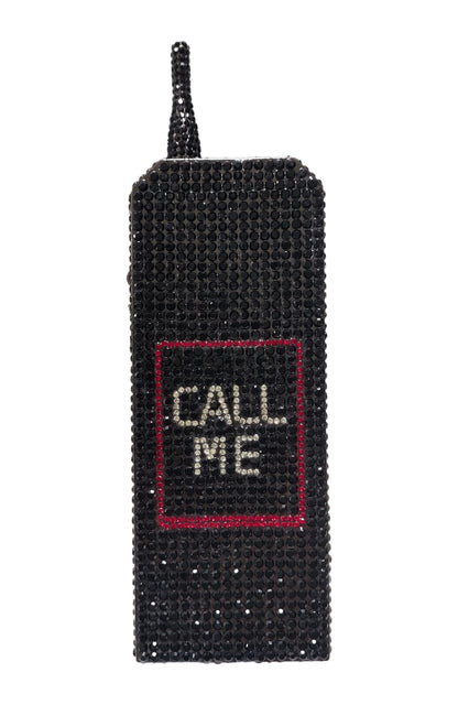 Renabro Retro Cellphone Shape Bag Rhinestone Clutch Purse Bling Crystal Handbag Novelty Purse Unique Purses for Women