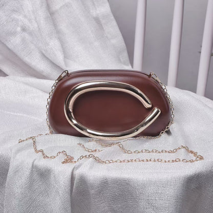Leather Clutch Purse Handle Evening Clutch Wedding Shoulder Bag Crossbody Clutch Purse Novelty Purse