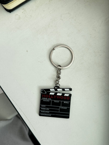 Clapperboard Design Crossbody Bag Fashion Leather Creative Wrist Handbag Movie Night Party