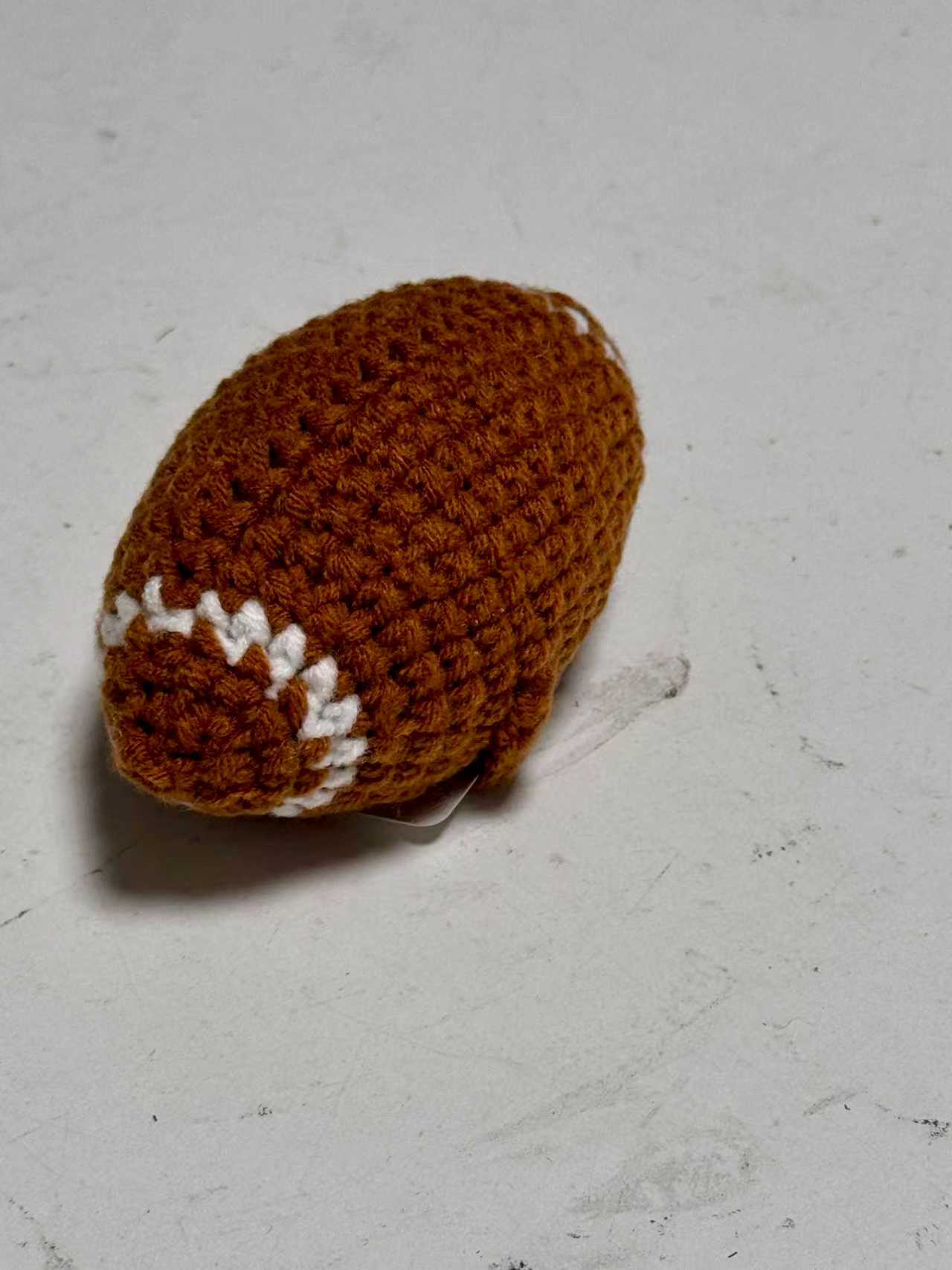 Tiluva Birthday Gifts for Him Her Boyfriend Girlfriend, To My Love Christmas Handmade Emotional Crochet Football, Small Cute Anniversary Present for Him, Mini Romantic I Love You Gift for Husband Wife Couple