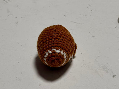 Tiluva Birthday Gifts for Him Her Boyfriend Girlfriend, To My Love Christmas Handmade Emotional Crochet Football, Small Cute Anniversary Present for Him, Mini Romantic I Love You Gift for Husband Wife Couple